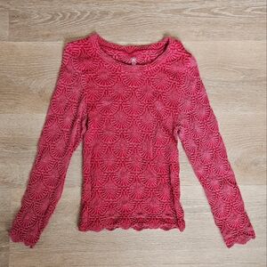 Aura Textured/Stretch Long Sleeve - Size  Large